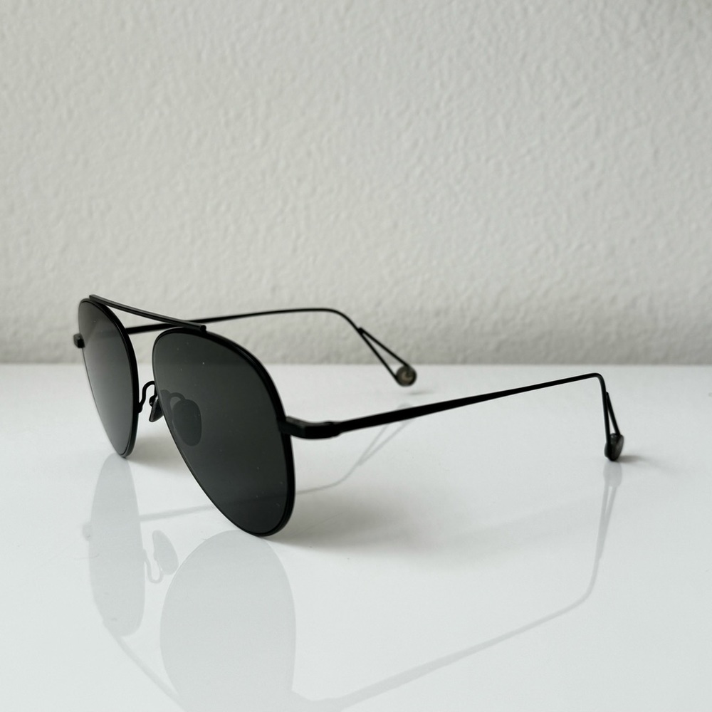 AHLEM Black Aviator Sunglasses - Picture 3 of 7